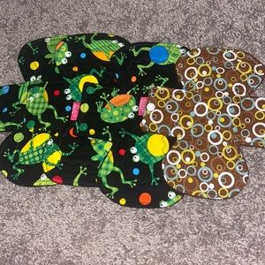 Reusable cloth pads from esty